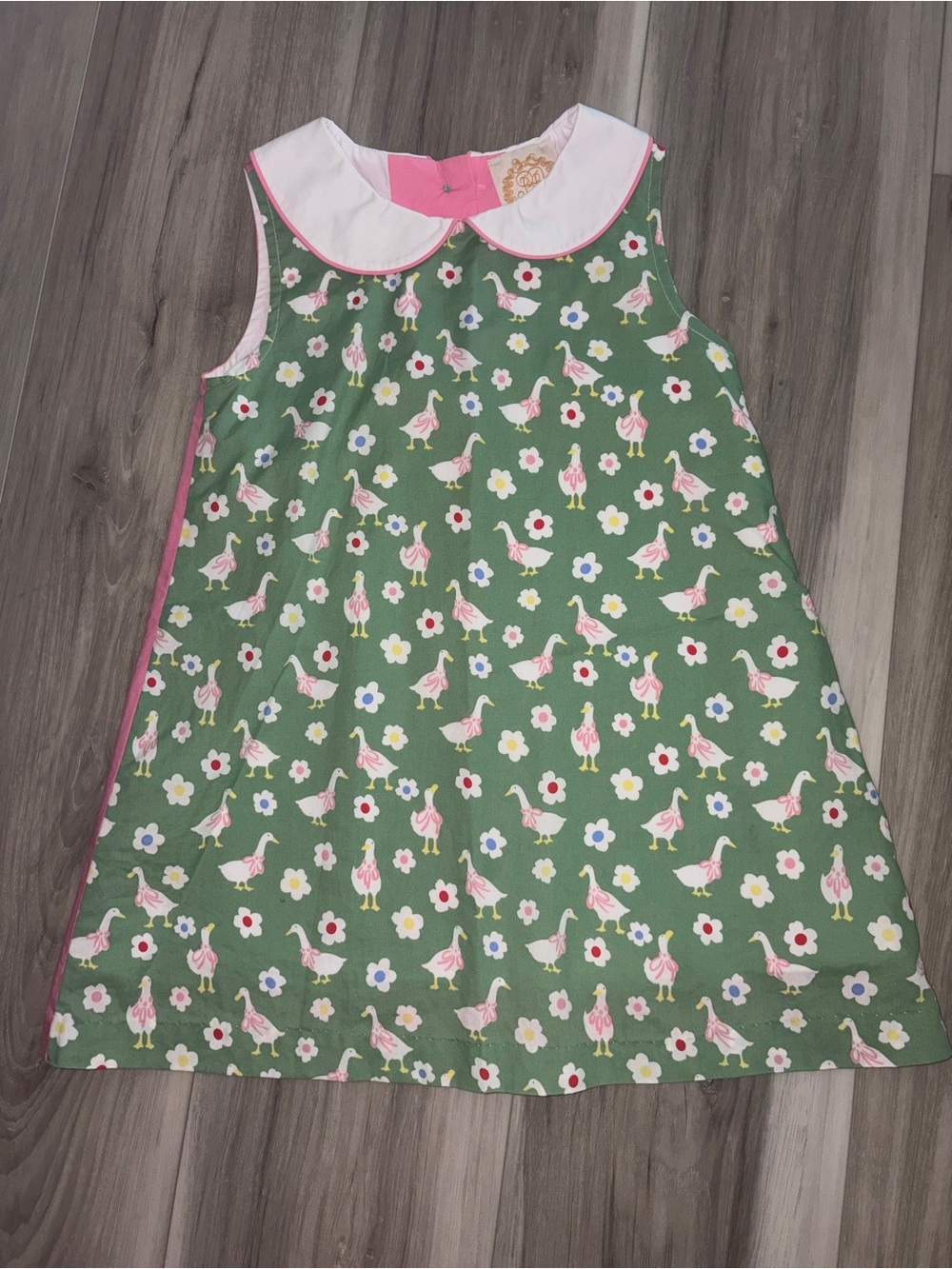 The Beaufort Bonnet Company Luannes Lunch Dress in Darling Ducks
